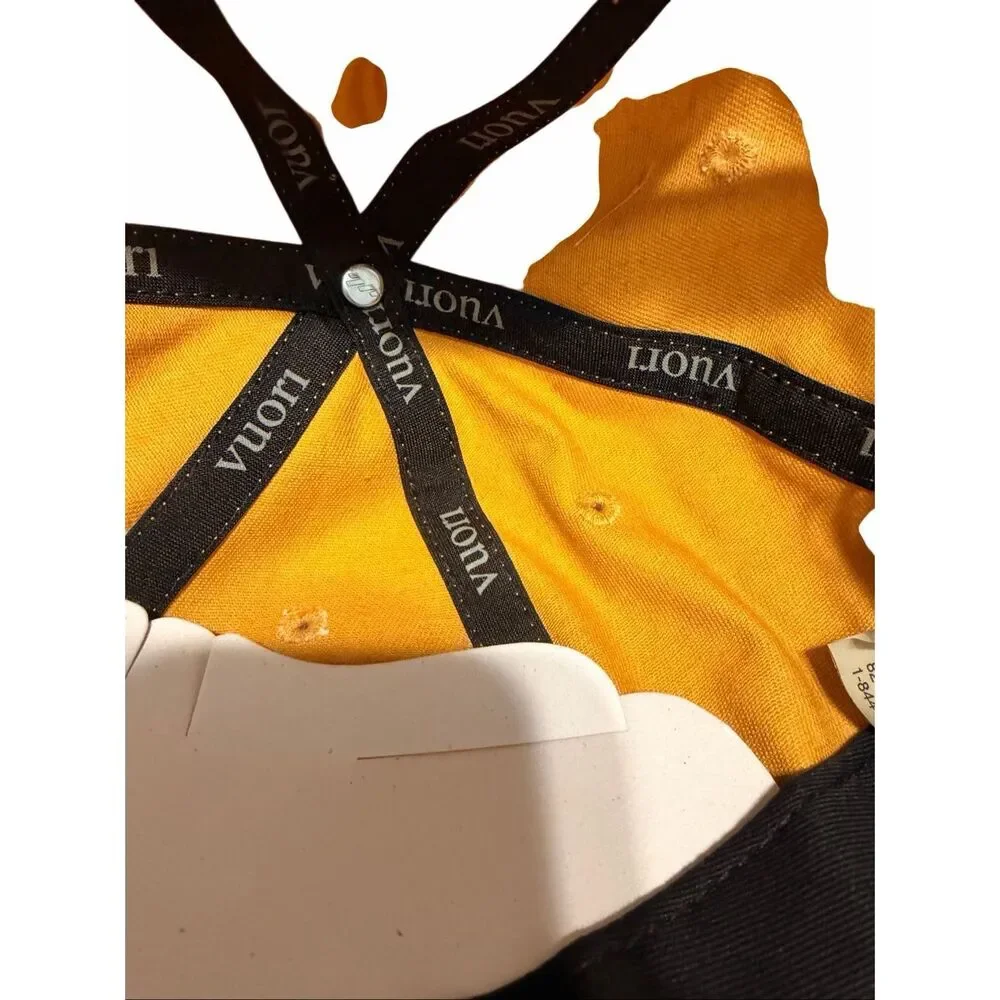Brand New Vuori Women's Orange One Size Dad Hat Baseball Cap Adjustable